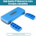 26 Inch Height Adjustable Aerobic Exercise Step Deck with Non-Slip Surface-Blue - Color: Blue
