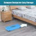 26 Inch Height Adjustable Aerobic Exercise Step Deck with Non-Slip Surface-Blue - Color: Blue