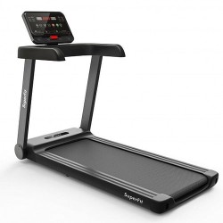 2.25 HP Electric Treadmill Running Machine with App Control - Color: Black - Size: 2-2.75 HP