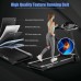 2.25HP Folding Treadmill with Bluetooth Speaker-Black - Color: Black - Size: 2-2.75 HP