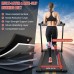 2.25HP Electric Running Machine Treadmill with Speaker and APP Control-Red - Color: Red - Size: 2-2.75 HP