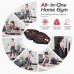 All-in-one Portable Pushup Board with Bag - Color: Black & Red