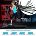 1.0 HP Electric Mobile Power Foldable Treadmill with Operation Display for Home - Color: Black - Size: 0.5-1.75 HP