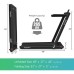 2.25HP 2 in 1 Folding Treadmill with APP Speaker Remote Control-Black - Color: Black - Size: 2-2.75 HP