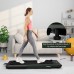 2.25HP 2 in 1 Folding Treadmill with APP Speaker Remote Control-Green - Color: Green - Size: 2-2.75 HP