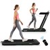 2.25HP 2 in 1 Folding Treadmill with APP Speaker Remote Control-Green - Color: Green - Size: 2-2.75 HP
