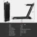 2.25HP 2 in 1 Folding Treadmill with APP Speaker Remote Control-Green - Color: Green - Size: 2-2.75 HP