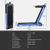 2.25HP 2 in 1 Folding Treadmill with APP Speaker Remote Control-Navy - Color: Navy - Size: 2-2.75 HP