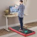 2.25HP 2 in 1 Folding Treadmill with APP Speaker Remote Control-Red - Color: Red - Size: 2-2.75 HP