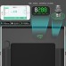 2.25HP 2 in 1 Folding Treadmill with APP Speaker Remote Control-Silver - Color: Silver - Size: 2-2.75 HP