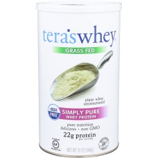 SIMPLY TERAS: Pure Whey Protein Plain Unsweetened 12 oz