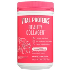 VITAL PROTEINS: Beauty Collagen Tropical Hibiscus 9.6 oz