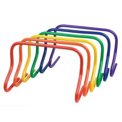 12" Colored Speed Hurdles - Set of 6