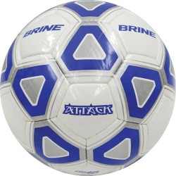 Brine Attack Soccer Ball (Blue/White) - Size 4