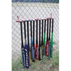12 Bat Fence Rack