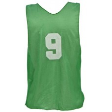 Numbered Micro Mesh Vests (Adult) - Green