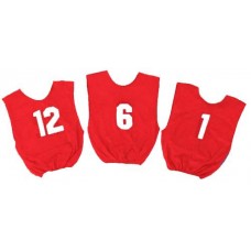 Numbered Scrimmage Vests - Youth (Red)