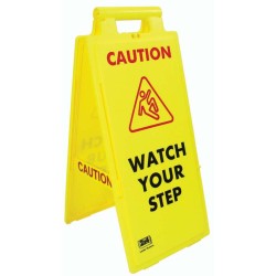 Fold-Up Floor Sign - Caution, Watch Your Step