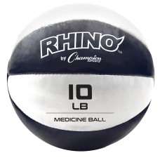 Syn. Leather Medicine Ball - 9-10 lbs. (blue)