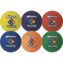 Mikasa Four-Square Playground Ball - 8.5" (Set of 6)
