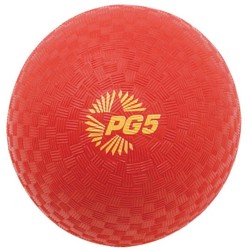 Champion Sports PG5 Playground Ball - 5" (Red)