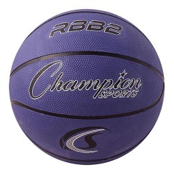 Champion Sports Rubber Basketball - Junior (Purple)