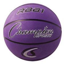 Champion Sports Rubber Basketball - Official (Purple)