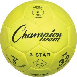 Champion Sports 3 Star Indoor Soccer Ball - Size 5