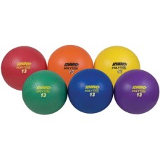 Champion Sports Ultimate Rhino Poly Playground Balls - 13 (Set of 6)