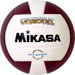 Mikasa VQ2000 Micro Cell Composite Volleyball - Maroon/White