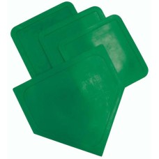 Poly Baseball Bases - Green