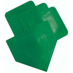 Poly Baseball Bases - Green