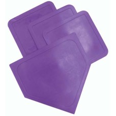 Poly Baseball Bases - Purple