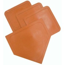 Poly Baseball Bases - Orange
