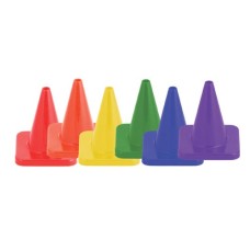 HI Visibility Flexible Vinyl Cone Set - 6" (Set of 6)