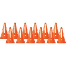Collapsible Safety Cones - 9" (Orange)(Dozen)