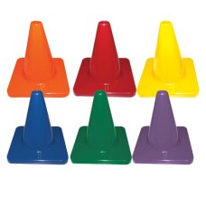 Heavy-Duty Cones - 6" (Set of 6 Colors)
