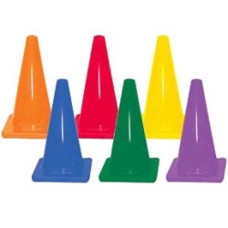 Heavy-Duty Cones - 12" (Set of 6 Colors)
