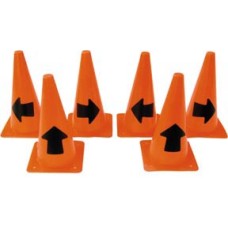 Arrow Cones - 12" (Set of 6 - 2 each)