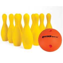Champion Sports Foam Bowling Pin Set w/ Ball