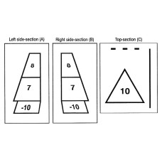 Shuffleboard Court Stencil Set