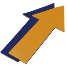 Jumbo Poly Arrow - Straight (Blue/Yellow)