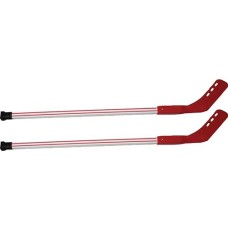 Shield 36" Deluxe Hockey Sticks (2 Red)