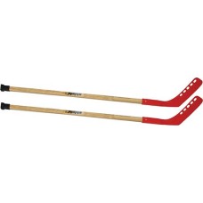 Shield 42" Deluxe Wood Hockey Sticks (2 Red)