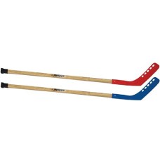 Shield 42" Deluxe Wood Hockey Sticks (1 Red/ 1Blue)