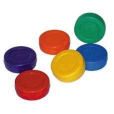 Colored Hockey Pucks (Set of 6)