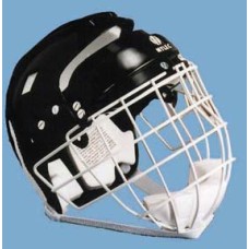Hockey Helmet w/ Wire Face Cage - Junior