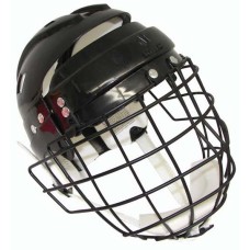 Hockey Helmet w/ Wire Face Cage - Senior
