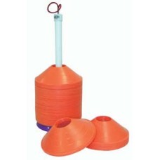 Disc/Half Cone Carrier w/ 72 Orange Cones