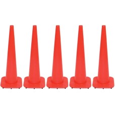 Heavy-Duty Cones - 36" (Orange)(Set of 5)